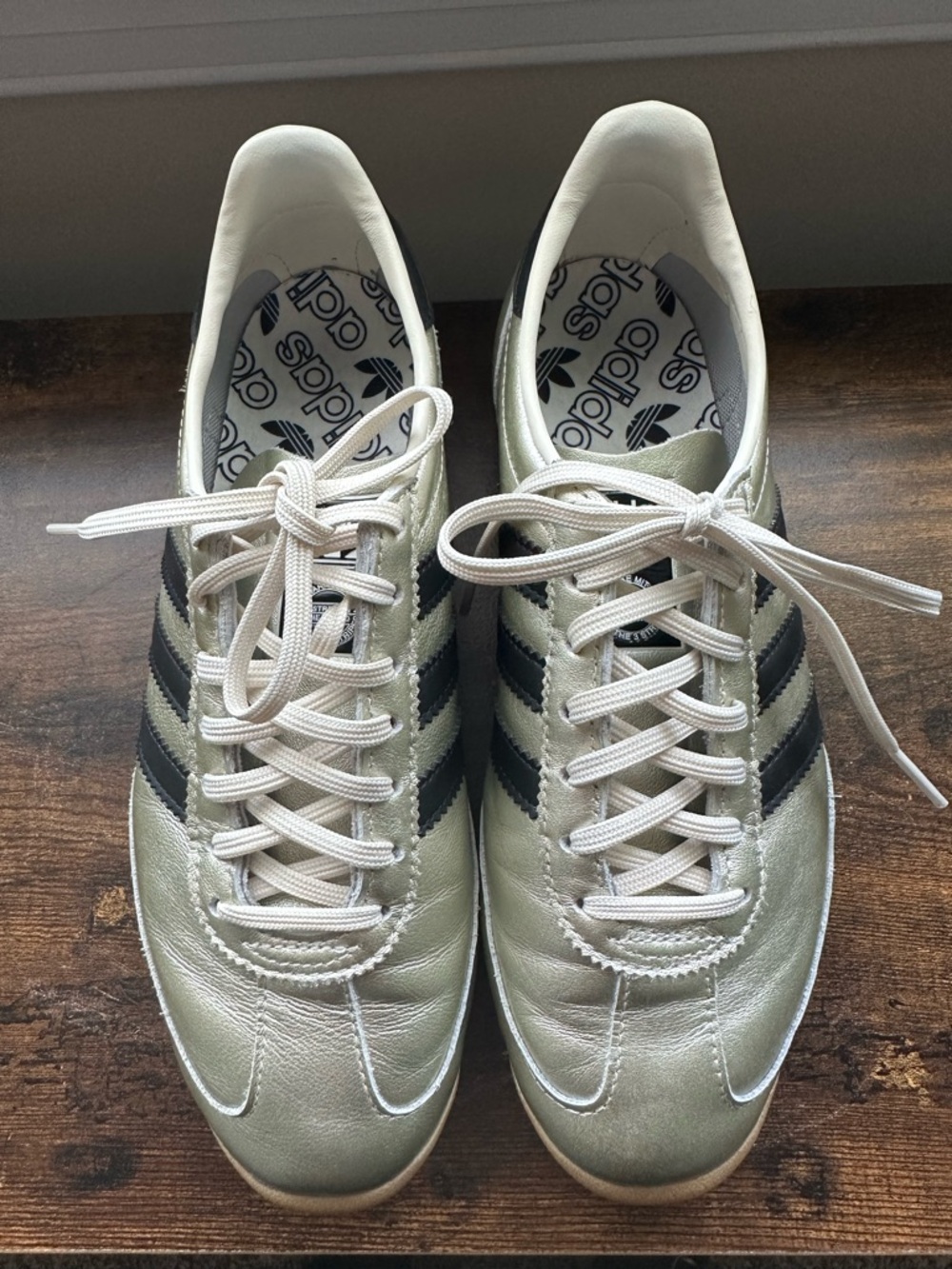 Women’s Adidas SL 72 OG in silver and black